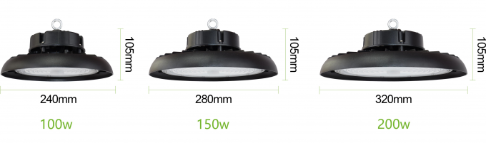 Para venda a retalho LED UFO High Bay Lights Warehouse Factory Lighting Lâmpadas UFO IP65 Lâmpadas impermeáveis 8