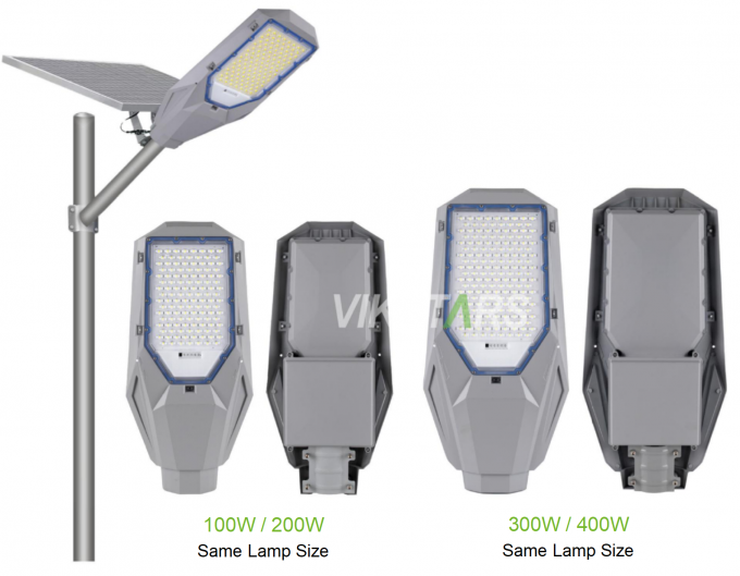 2 em 1 lâmpadas solares de rua 100w 200w 300w 400w Alumínio Design clássico Vendas quentes lâmpadas de energia solar 0