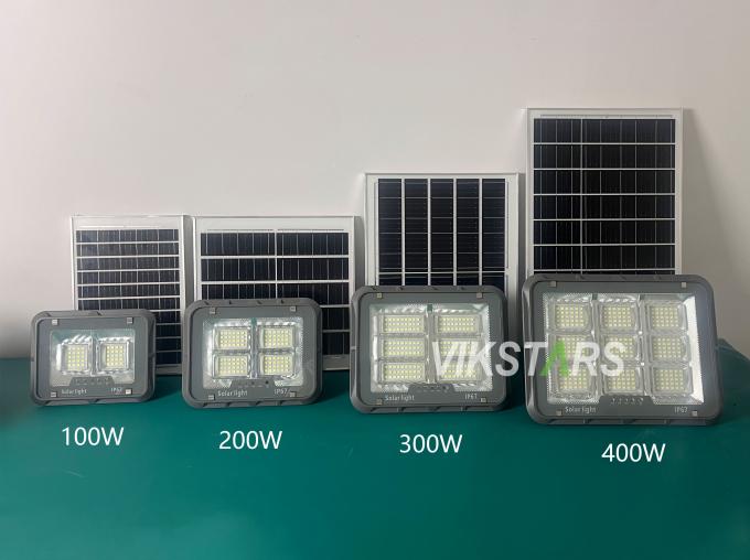 Última Luz Solar de Jardim 100W 200W 300W 400W Luzes Solares para Exterior para Iluminação de Quintal Holofote Solar 0