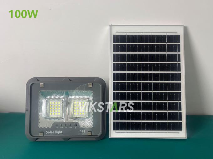 Última Luz Solar de Jardim 100W 200W 300W 400W Luzes Solares para Exterior para Iluminação de Quintal Holofote Solar 2