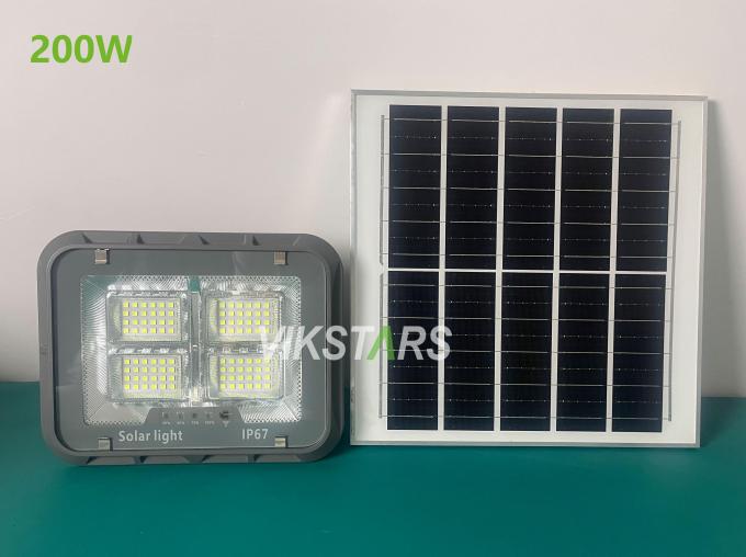 Última Luz Solar de Jardim 100W 200W 300W 400W Luzes Solares para Exterior para Iluminação de Quintal Holofote Solar 3