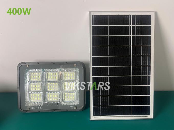 Última Luz Solar de Jardim 100W 200W 300W 400W Luzes Solares para Exterior para Iluminação de Quintal Holofote Solar 5