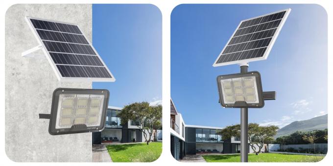 Última Luz Solar de Jardim 100W 200W 300W 400W Luzes Solares para Exterior para Iluminação de Quintal Holofote Solar 8