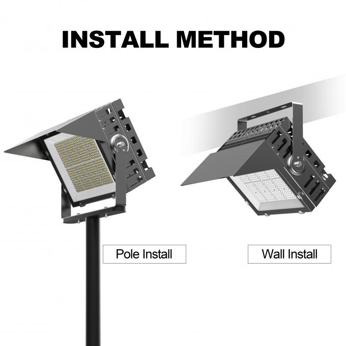 Holofotes de 400W 600W 1000W à prova d'água 140Lm/W Refletor Led Preço para Campo Esportivo Projetores De Luzes 5