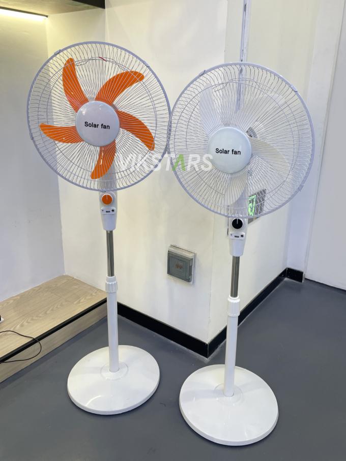 Ventilador solar de 16 polegadas alimentado por energia solar para uso em casa de acampamento 9