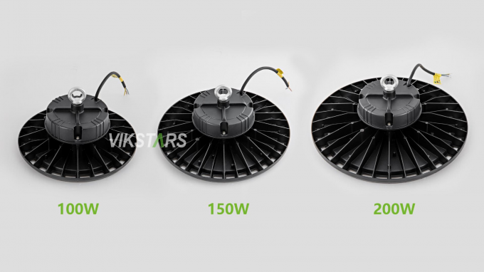 Luzes UFO High Bay com o Preço Mais Barato 100W 150W 200W Para Armazém, Oficina e Fábrica 3