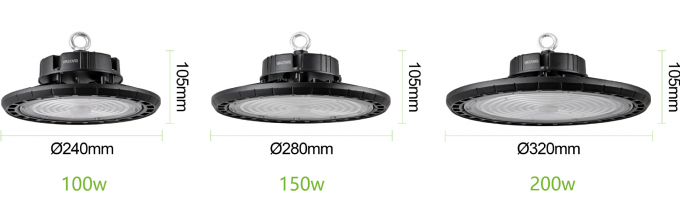 Luzes UFO High Bay com o Preço Mais Barato 100W 150W 200W Para Armazém, Oficina e Fábrica 13