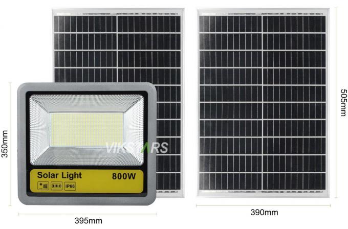 600w 800w Luzes solares de inundação Iluminação de estádio Iluminação exterior Refletores solares de alta potência 7