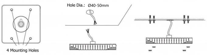 Luzes de Posto de Gasolina LED de Alta Qualidade 135lm/w 100W 150W 200W Suportam Kit de Lâmpada SKD Luzes de Marquise para Postos de Gasolina 3