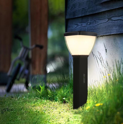 Iluminação de gramado de alta qualidade com energia solar para a garagem do quintal