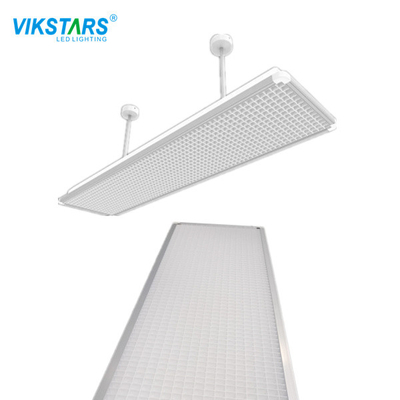 comprar Luminárias de teto de longa duração 35.000 horas para sala de aula ângulo assimétrico antirreflexo totalmente vedado fabricação em linha