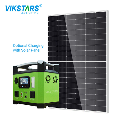 comprar Fonte de alimentação portátil do sistema móvel do armazenamento de energia da casa 1000w com painel solar fabricação em linha