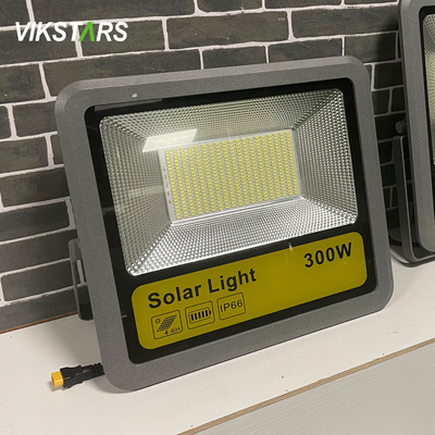 comprar Preço por atacado 200W 300W Led Solar Flood Light com Alumínio de fundição a moagem para parque de estacionamento de jardim Lâmpada de inundação LED exterior fabricação em linha