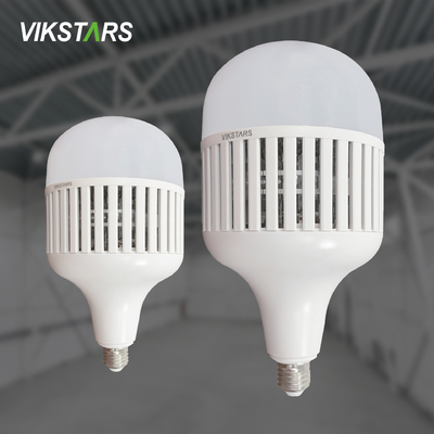 comprar Vendas quentes 60W 100W lâmpadas de alumínio de alta potência para estacionamento fábrica com base E27 fabricação em linha