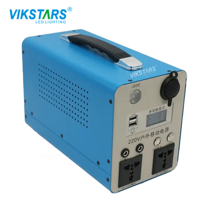 Sistema portátil azul do armazenamento de energia da casa da fonte de alimentação 500w para o carregamento de acampamento