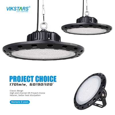 50w UFO High Bay Light para Armazém 150lm/W 3000 4000 5000k Ip65 Impermeável