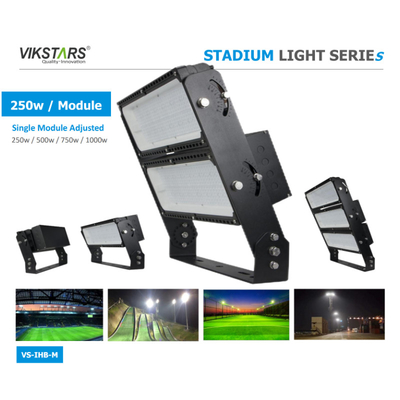 6500K Modulo ajustável Esporte Campo LED Luzes de inundação 250w 500w 750w