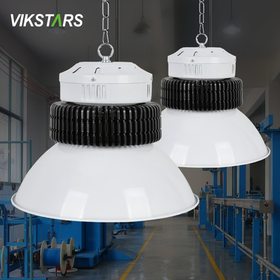 150W 200W LED High Bay Lamp Fin Branco Pendente Iluminação Industrial Para Iluminação de Natatorium Interior