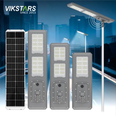 Nova lâmpada solar bidirecional IP66 LED Solar Garden Light 600W 900W All in One Solar Landscape Lights