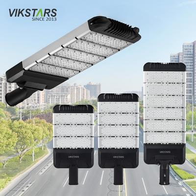 Luminárias de Rua LED Modular Preto Cinza Com Braço Ajustável Preço Barato 50W 100W 200W 300W Lâmpadas de Rua Públicas de Alumínio