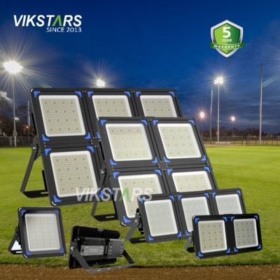 Iluminação exterior dos esportes do diodo emissor de luz de IP65 SMD3030 com o suporte de alumínio preto