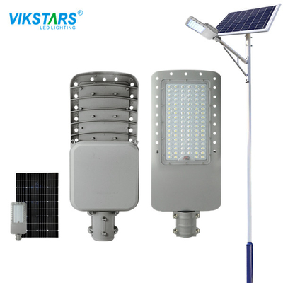 Luzes de rua solares impermeáveis 6000lm da indução brilhante exterior 30W 3.2V 60AH