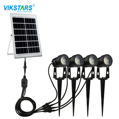 Luzes postas solares exteriores 6500K RGB do gramado do ODM 6V/1.5W para o caminho da paisagem