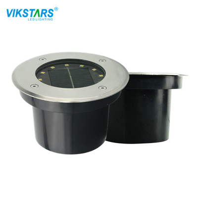 luzes postas solares exteriores ip68 do jardim 2000mAH para a plataforma da decoração da iluminação das escadas