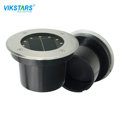 6V/ luz subterrânea solar 300lm do diodo emissor de luz 0.6W a 480lm de aço inoxidável