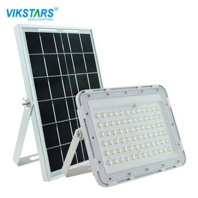 alojamento branco solar da luz de inundação do diodo emissor de luz de 60W 200w com o painel solar grande