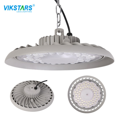 Baía alta do diodo emissor de luz do UFO 100W do cinza que ilumina 135lm/W 295*95mm para a corte de badminton